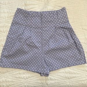 Sugar + L!ps Lilac Polka Dot Shorts